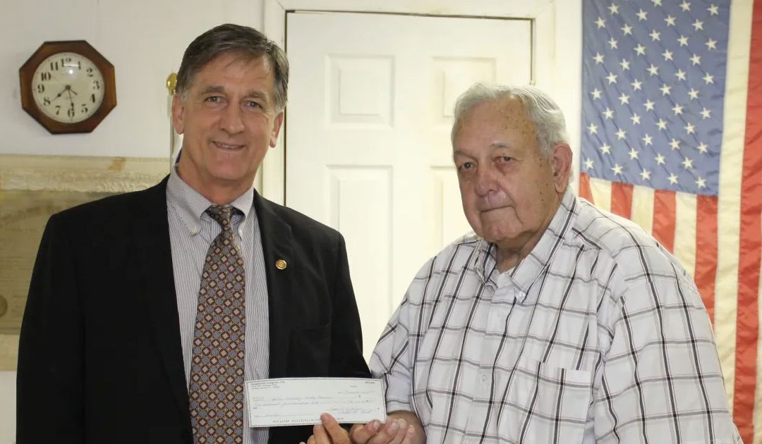 Gouglersville Grange Makes Donation to Berks Military History Museum